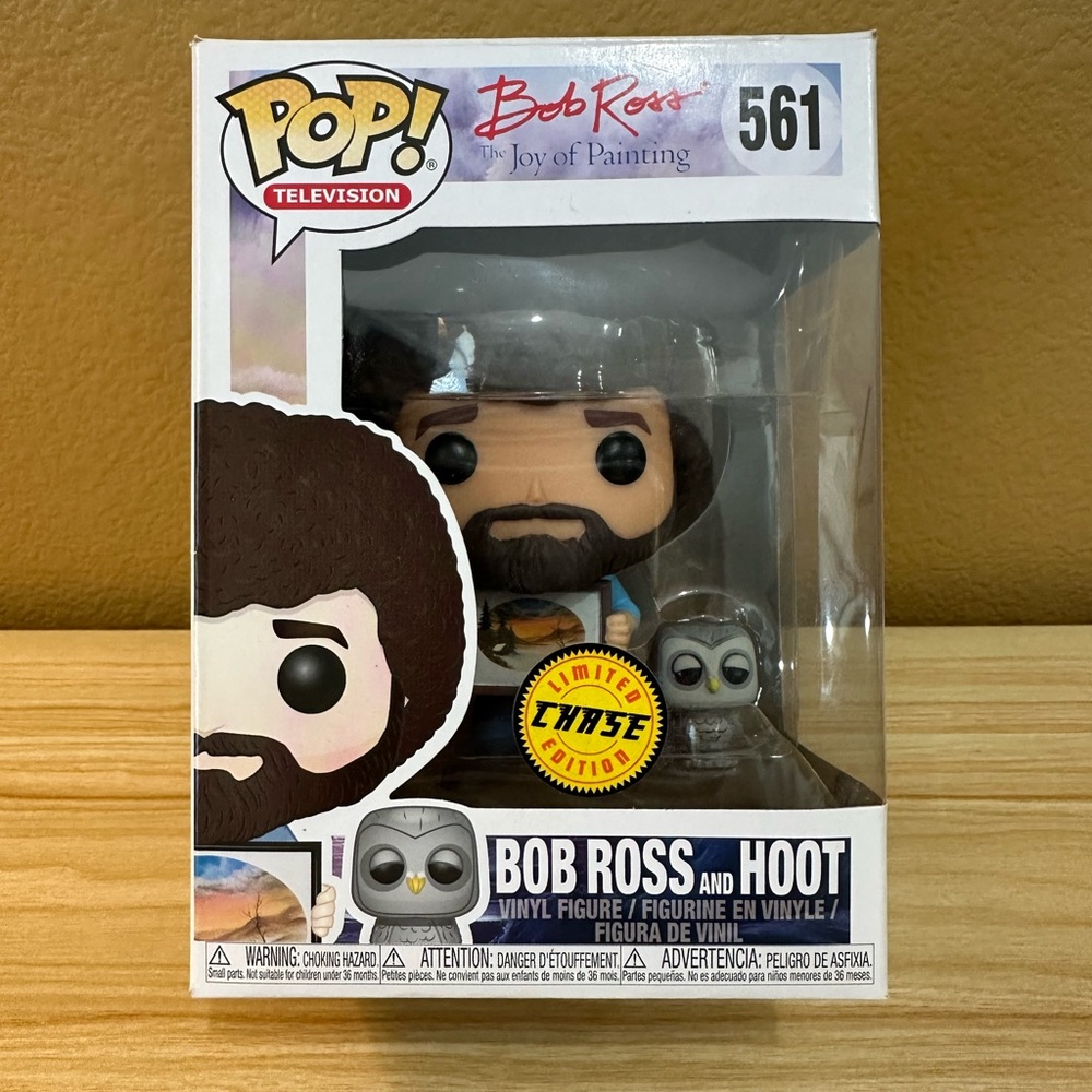 Funko Pop Bob Ross and Hoot Vinyl Figure
